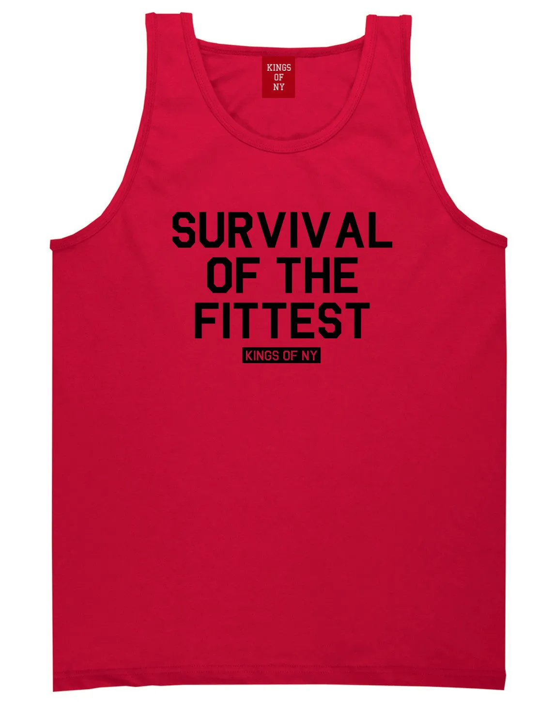 Survival Of The Fittest Mens Tank Top Shirt