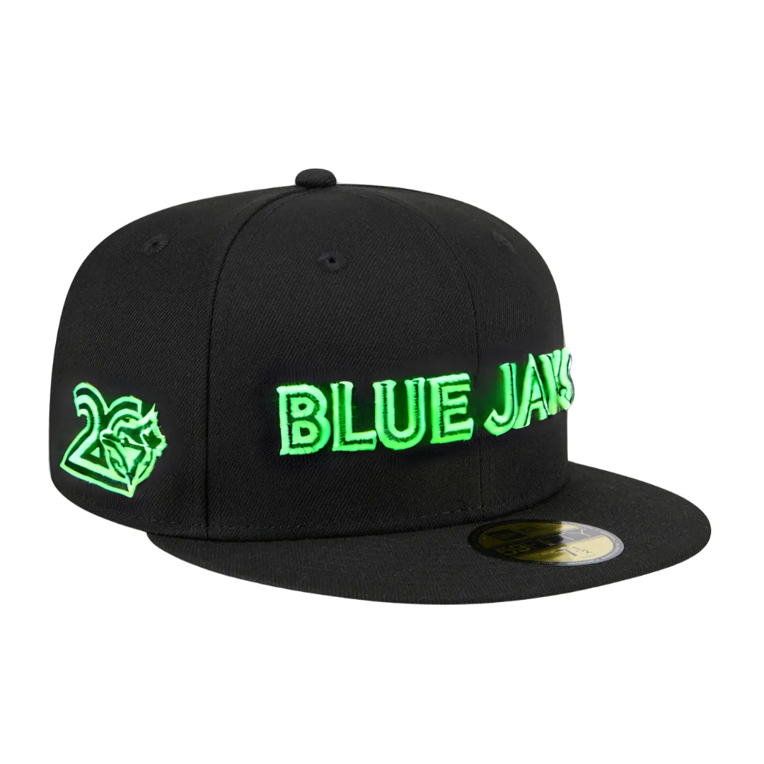 Toronto Blue Jays MLB Black Glow 59FIFTY