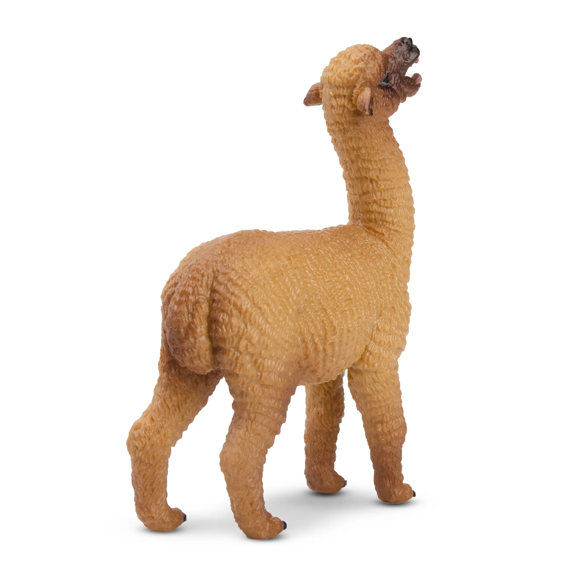 Toymany Brown Female Alpaca Figurine Toy