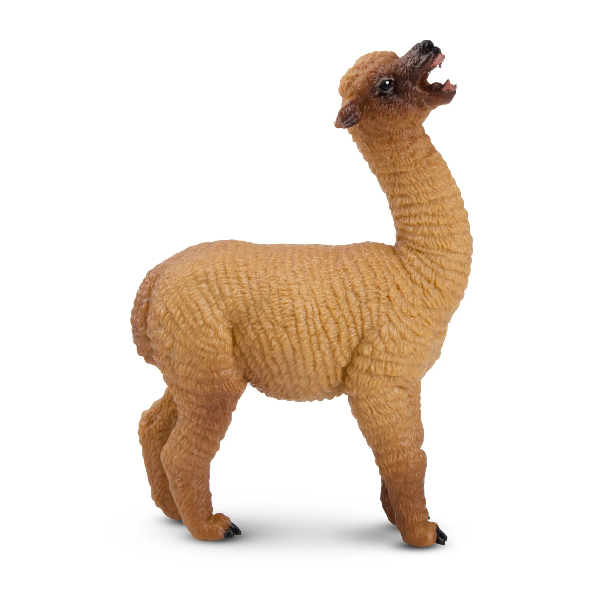 Toymany Brown Female Alpaca Figurine Toy