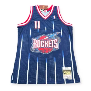 Yao Ming 2002-2003 Houston Rockets Away Rookie Season Mitchell & Ness Swingman Jersey - Navy/Silver
